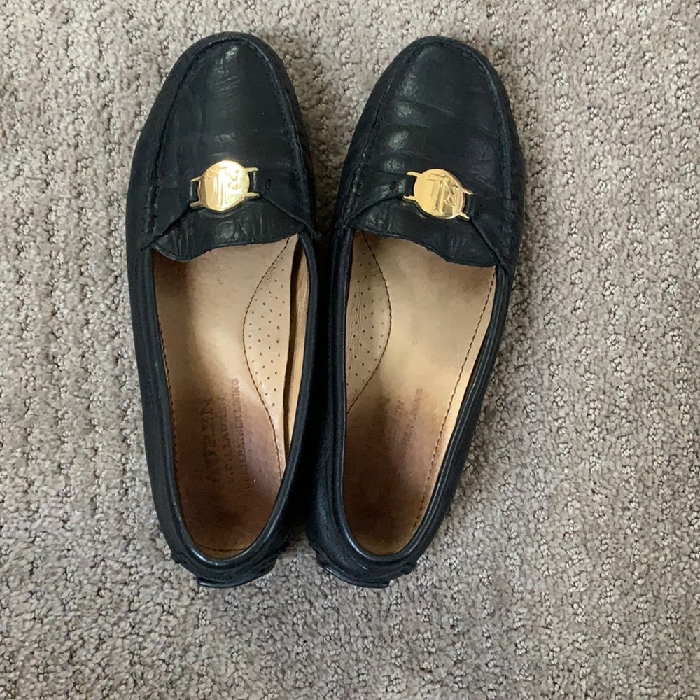 Ralph Lauren leather flats/loafers